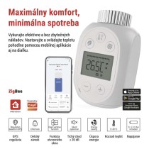 GoSmart Digitálna termostatická hlavica P5631S ZigBee 3.0