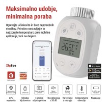 GoSmart Digitalna termostatska glava P5631S ZigBee 3.0