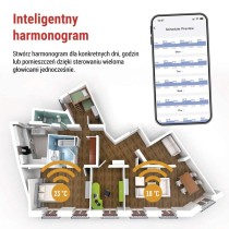GoSmart Cyfrowa głowica termostatyczna P5631S ZigBee 3.0