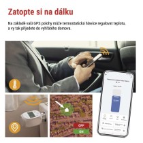 GoSmart Digitální termostatická hlavice P5631S ZigBee 3.0