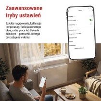 GoSmart Cyfrowa głowica termostatyczna P5631S ZigBee 3.0