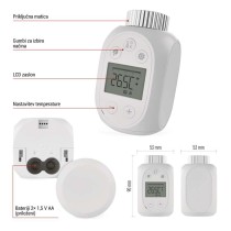 GoSmart Digitalna termostatska glava P5631S ZigBee 3.0