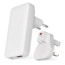 USB hálózati adapter GaN PD 65W, AC + kábel