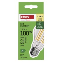 LED izzó Filament A60 A CLASS / E27 / 7,2 W (100 W) / 1521 lm / meleg fehér