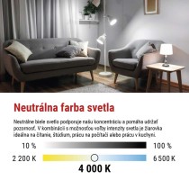 LED žiarovka Filament A60 / E27 / 11W (100W) / 1521 lm / neutrálna biela / stmievateľná