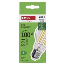 LED žárovka Filament A60 A CLASS / E27 / 7,2 W (100 W) / 1521 lm / neutrální bílá