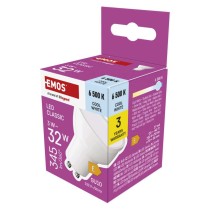 LED žárovka Classic MR16 bílá / GU10 / 3 W (32 W) / 345 lm / studená bílá
