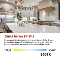 Żarówka LED Classic MR16 / GU10 / 4 W (39 W) / 450 lm / zimna biel