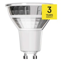 LED žárovka Classic MR16 stříbrná/ GU10 / 3 W (32 W) / 345 lm / neutrální bílá