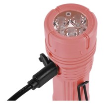 Újratölthető LED-es zseblámpa, 200 lm, 12 db, display box