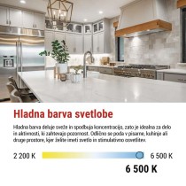 LED žarnica Classic A60 / E27 / 14 W (120 W) / 1901 lm / Hladna bela