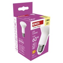 LED žárovka Classic R63 / E27 / 7 W  (60 W) / 806 lm / teplá bílá