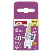 LED žárovka Classic JC / G9 / 4,2 W (40 W) / 470 lm / teplá bílá / stmívatelná