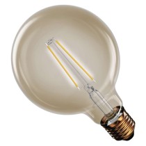 LED žárovka Vintage G95 / E27 / 4,5 W (40 W) / 420 lm / teplá bílá