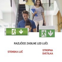Zasilno LED svetilo NESSI, 3W, 3h, IP65