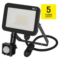 LED reflektor INOVO s pohybovým čidlem, 20 W, šedý, neutrální bílá