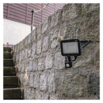 LED reflektor INOVO s pohybovým čidlem, 20 W, šedý, neutrální bílá