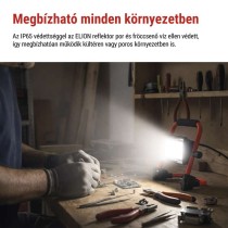 LED reflektor ELION 20W, red-fekete, IP65, 3000 lm, természetes fehér