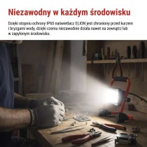 Naświetlacz LED ELION 20W, czerwony-czarny, IP65, 3000 lm, neutralna biel