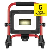 LED reflektor ELION 30W, rot-schwarz, IP65, 4800 lm, neutralweiß