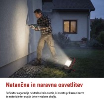 LED reflektor ELION 50W, rdeča-črn, IP65, 8000 lm, nevtralna bela
