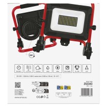 LED reflektor ELION 50W, rot-schwarz, IP65, 8000 lm, neutralweiß