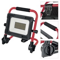 LED reflektor ELION 50W, rot-schwarz, IP65, 8000 lm, neutralweiß