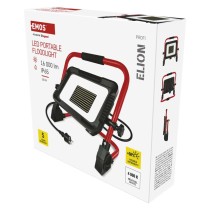LED reflektor ELION 100W, červeno-černý, IP65, 16 000 lm, neutrální bílá