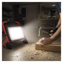 LED reflektor ELION 100W, červeno-černý, IP65, 16 000 lm, neutrální bílá