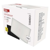 LED reflektor TAMBO, 30 W, 3000 lm, IP65, černý