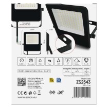 LED reflektor VISIO, 50 W, černý, neutrální bílá