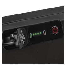 LED reflektor ACCO nabíjecí, přenosný, 10 W, žlutý, studená bílá