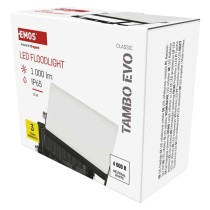 LED reflektor TAMBO EVO, 10 W, 1000 lm, IP65, černý