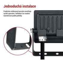 LED reflektor TAMBO EVO, 10 W, 1000 lm, IP65, černý