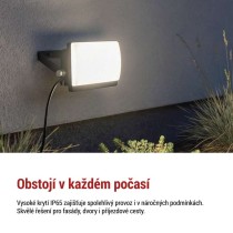 LED reflektor TAMBO EVO, 10 W, 1000 lm, IP65, černý