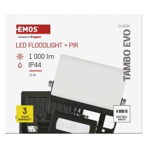 LED reflektor TAMBO EVO se senzorem pohybu, 10 W, 1000 lm, IP65, černý