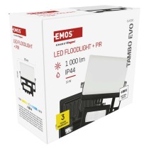 LED reflektor TAMBO EVO se senzorem pohybu, 10 W, 1000 lm, IP65, černý