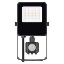 LED reflektor VISIO s pohybovým čidlem, 10 W, černý, neutrální bílá