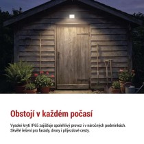 LED reflektor TAMBO EVO, 20 W, 2000 lm, IP65, černý
