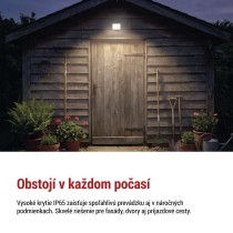 LED reflektor TAMBO EVO, 20 W, 2000 lm, IP65, čierny