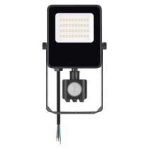 LED reflektor VISIO s pohybovým čidlem, 20 W, černý, neutrální bílá