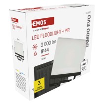 LED reflektor TAMBO EVO se senzorem pohybu, 30 W, 3000 lm, IP65, černý