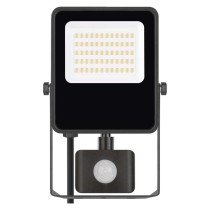 LED reflektor VISIO s pohybovým čidlem, 30 W, černý, neutrální bílá