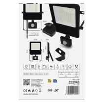 LED reflektor VISIO s pohybovým čidlem, 50 W, černý, neutrální bílá