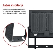 Naświetlacz LED TAMBO EVO, 50 W, 5000 lm, IP65, czarny