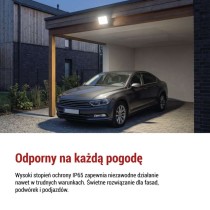 Naświetlacz LED TAMBO EVO, 50 W, 5000 lm, IP65, czarny