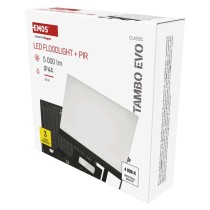 LED reflektor TAMBO EVO se senzorem pohybu, 50 W, 5000 lm, IP65, černý