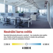 LED zářivka T8 9 W 60 cm neutrální bílá 25 ks