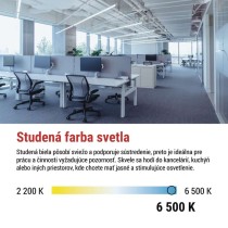 LED trubica T8 6,5 W 60 cm studená biela 10 ks