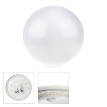 LED Deckenleuchte Cori, Bewegungsmelder, rund, 18W NW, IP44